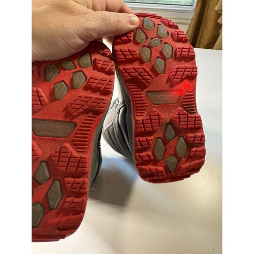 CARTER’s Skyler Light Up Soles, Easy On/Off Toddlers Black Snow Boots Size 8 EUC - Picture 7 of 11