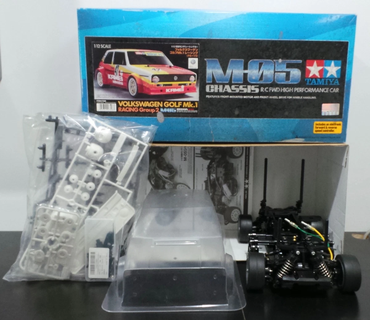 TAMIYA フォルクスワーゲン　M-05シャーシ　1/12 Tamiya Almost Ready 1:12 Hobby RC Car, Truck & Motorcycle Models