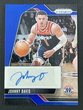 Johnny Davis 2024-25 Panini Prizm Signatures Blue Auto /49 #SIG-JDW