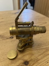 Vintage Surveyors Dumpy 6”brass Level “Ross London”