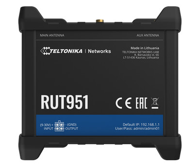 Teltonika RUT95103B700 Industrial Cellular LTE Router WiFi Dual SIM+eSIM