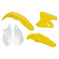 Kit Plastica Racetech OEM Farbe Gelb/Weiß Suzuki Dr-Z400