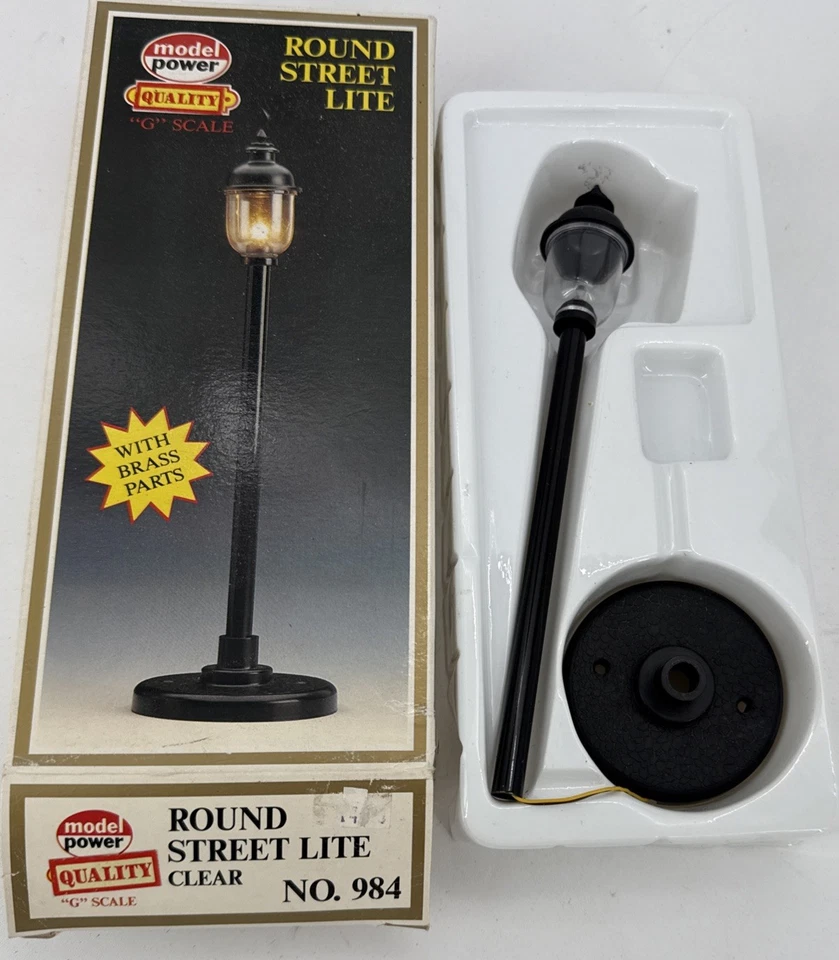 Model Power G Scale Round Street Lite No. 984 L/N In The Box. - Image 3 of 4