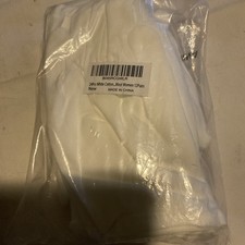 6 Pairs White Cotton Gloves 7.5" Medium Size, See Description