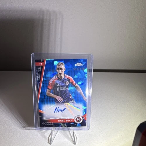 Topps 2024 Chrome MLS Sapphire Noel Buck Auto New England Revolution #SA-NB /100