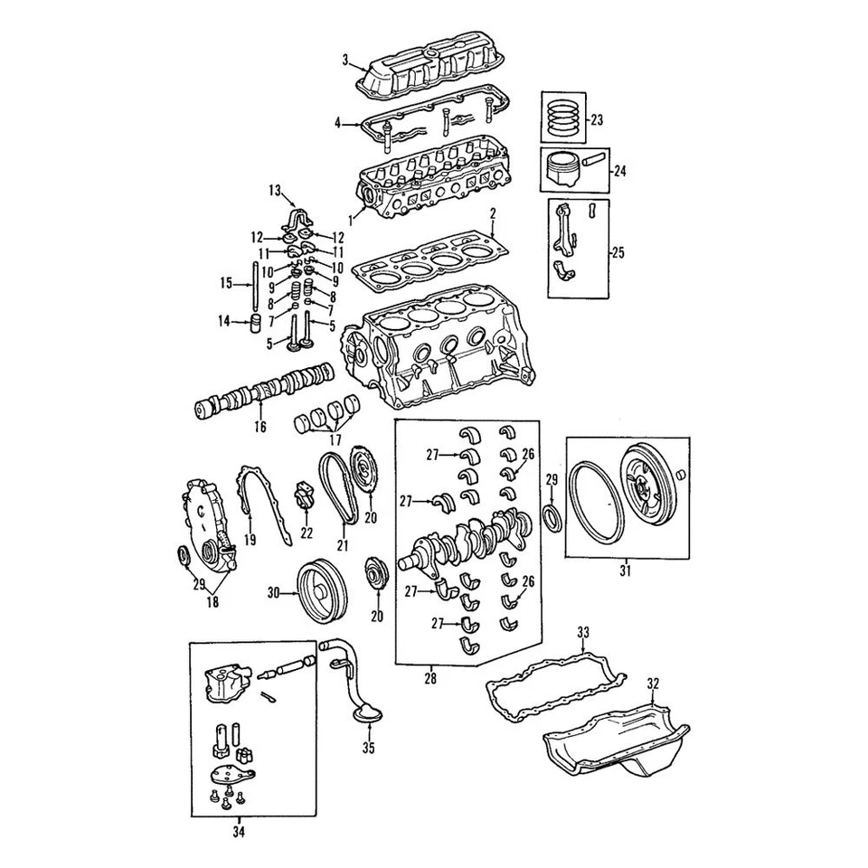 For Jeep Grand Cherokee 1997-2004 Mopar Valve Lifter Foto 4 de 4