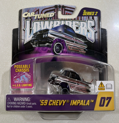 NEW 2026 Car Tuned Lowrider Series 2 #7 '59 Chevy Impala Show Glow