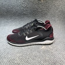 Nike Free RN Maroon Black Running Shoes Size ...