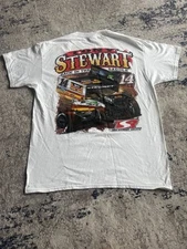 Tony Stewart Back In The Saddle 14 Rush Truck Centers Gildan Mens Tee LG