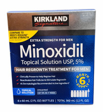 Minoxidil 5% Kirkland Signature Extra Strength Men Hair Regrowth  Original