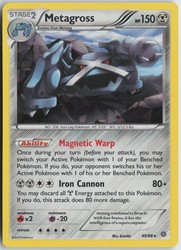Metagross 49/98 XY Ancient Origins Holo Rare Deck Exclusive