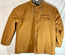 DICKIES Jacket Coat Men's Size XXL 2XL Canvas Snap Hood Quilted NEW WITHOUT TAGS