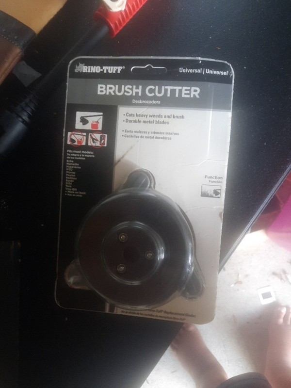 Rino-Tuff Brush Cutter Trimmer Head Metal Blades Universal Replacement