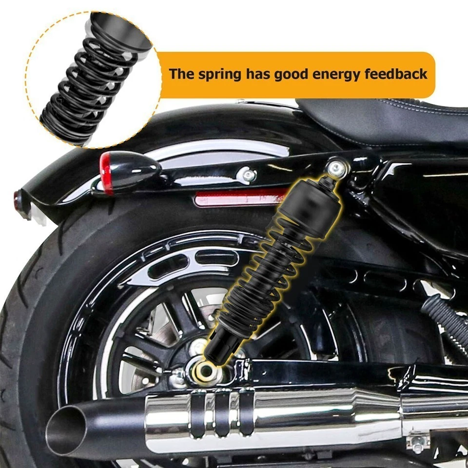Amortiguadores traseros pesados de 13" para Harley Touring Road King Electra Glide Ultra Classic Foto 4 de 4