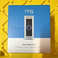 Ring Doorbell Pro Video Doorbell Wi-Fi Alexa Satin Nickel Hardwired Wired