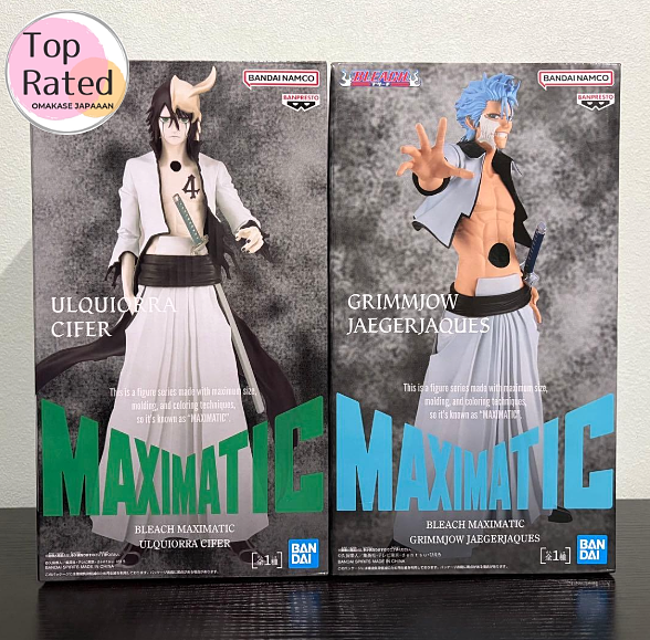 BLEACH MAXIMATIC Grimmjow Jaegerjaques Ulquiorra Cifer Figure Set