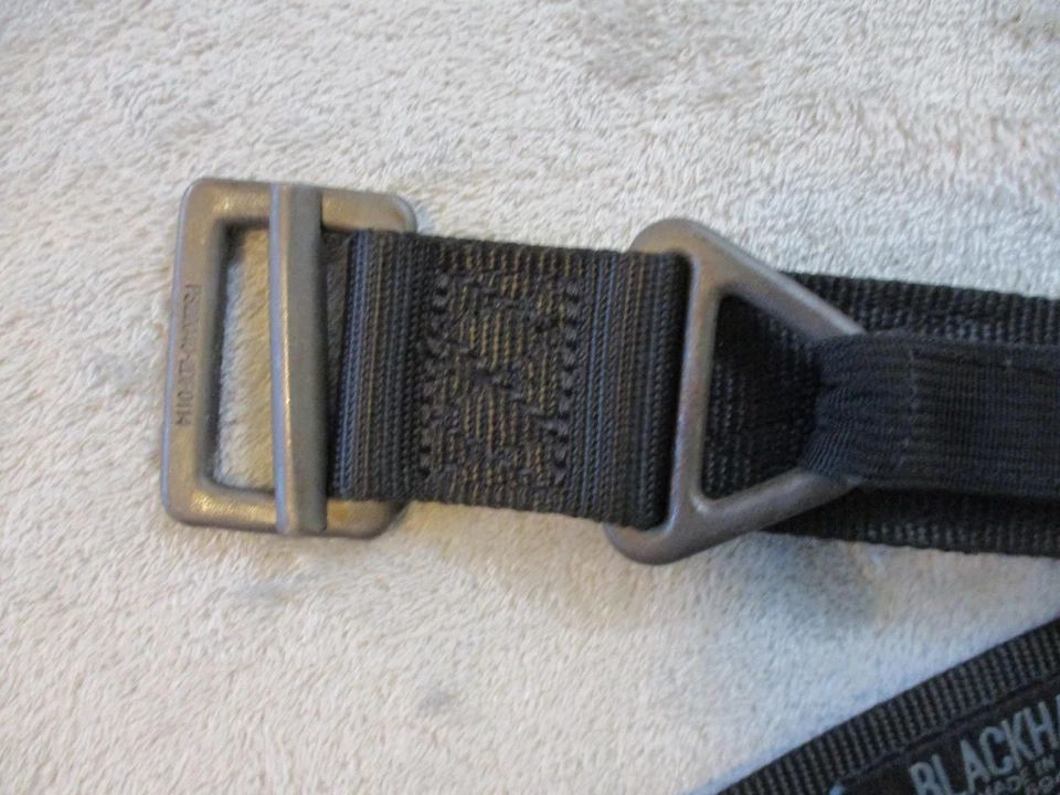 BLACKHAWK! Пояс CQB Riggers мужской маленький черный нейлон D-кольцо сделано в США тактический - Изображение 2 из 4