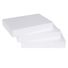 Silverlake 8x12x2 Craft Foam for Styrofoam Block Projects 3-Pack White