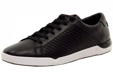 Hugo Boss Men's Fusion Tenn Itma Black Sneakers Shoes Sz: 13