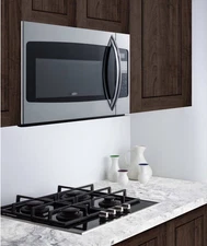 SUMMIT OTRSS301 30"W x 17"H Over The Range 1.6 Cu. Ft Microwave, Stainless Steel