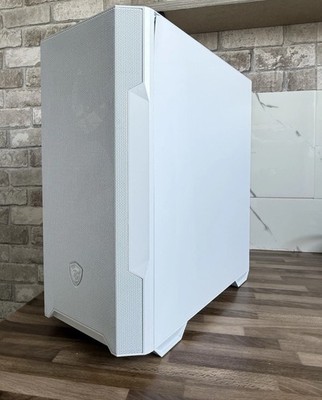 MSI MAG Forge M100R White Micro Tower Case M-ATX Mini-ITX