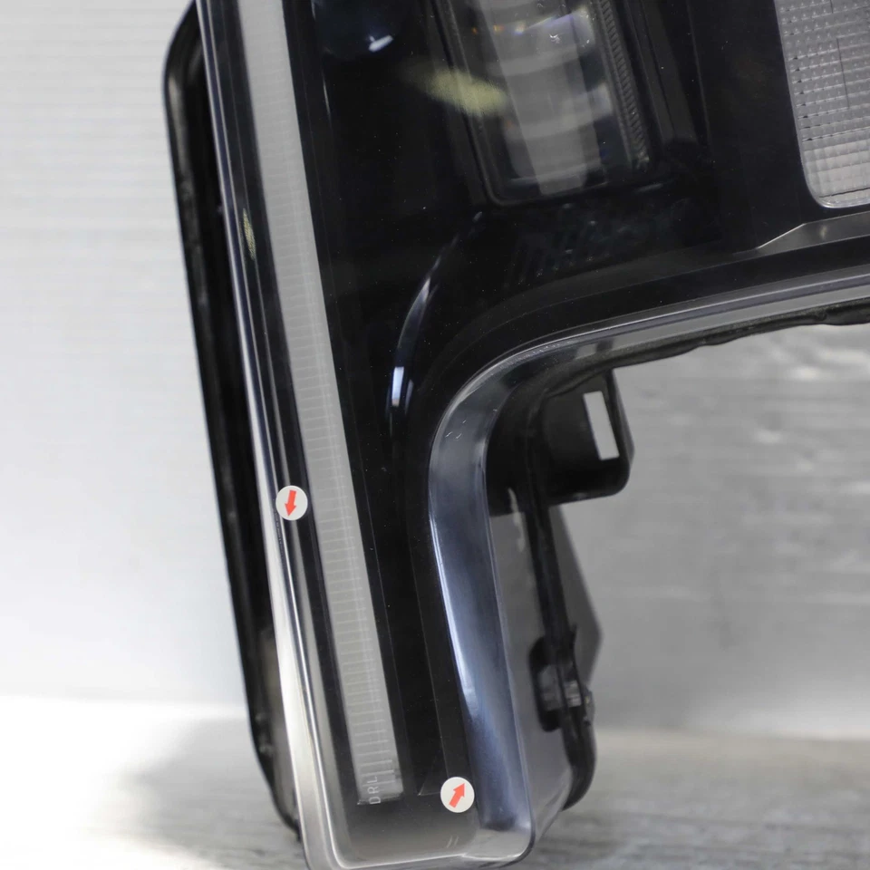 Farol lateral esquerdo sistema Full LED preto Ford F250 2020-2022 fabricante de equipamento original LC3J-13E015-AD - Imagem 3 de 4