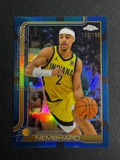 2025-26 Topps Chrome - Andrew Nembhard #97 Blue Basketball Refractor /150