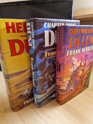 Heretics Dune Chapter House Dune God Emperor Dune Frank Herbert Gollancz Hard