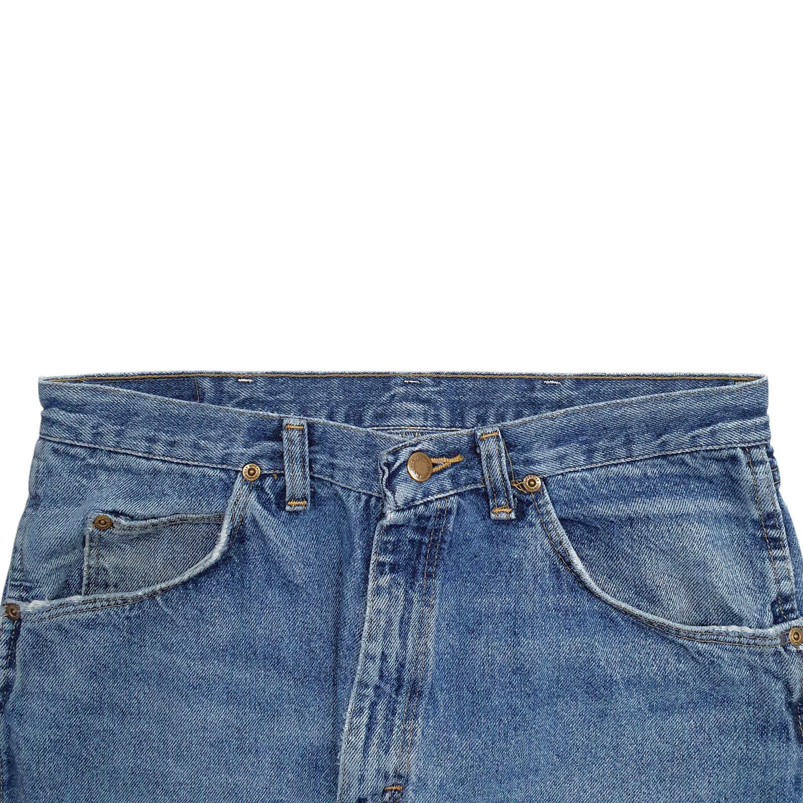WRANGLER Casual Jeans Regular Fit Blue Denim Trousers Mens W34 L32 image 2