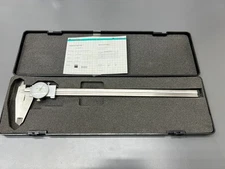 BROWN & SHARPE VALUELINE 12 INCH MACHINIST DIAL CALIPER .001" - MINT COND - USA