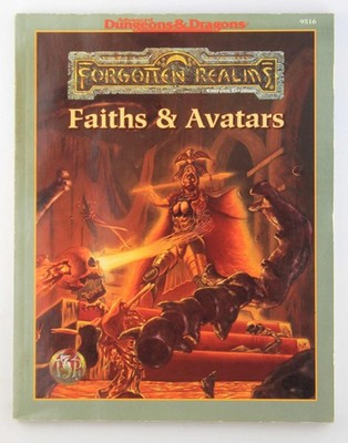 AD&D 2e Faiths & Avatars Forgotten Realms VG+ Martin, Boyd ORIGINAL