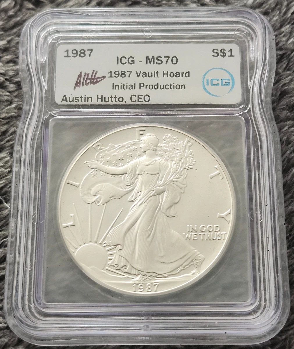 American Eagle ICG 1987 Silver Bullion Coins for sale | eBay
