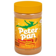 Peter Pan Creamy Honey Roasted Peanut Butter Spread 16.3Oz Pack Of 12