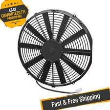 Spal 30101516 16 Medium Profile Puller Fan With Straight Blades 12v