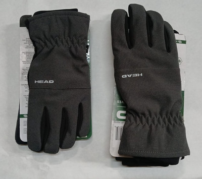 HEAD Sensatic Men's Waterproof Hybrid Gloves Tough Gray 2Pair (Size S ...