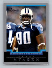 Randy Starks 2004 Bowman Rookie #158 Tennessee Titans