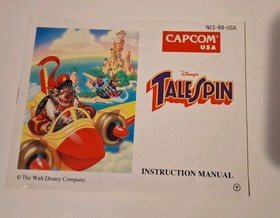 NES Disney's TaleSpin Nintendo Complete  CIB Authentic 