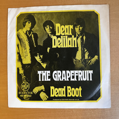 GRAPEFRUIT : Dear Delilah / Dead Boot - RCA 15050  - D 1968
