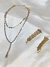 Set gioielli vintage marca mista - collana BaubleBar + orecchini lampadario GUESS