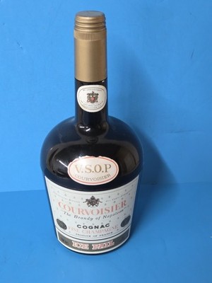 Vintage Courvoisier VSOP Cognac Bottle Ice Bucket Pail Napoleon Brandy Hong