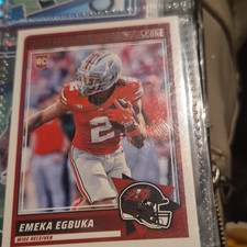 2025 Panini Score Emeka Egbuka #2 Rookie Tampa Bay Buccaneers Football