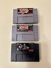 Super Nintendo Lot 3 Games Street Fighter 2 Super Street Fighter Killer Instinct