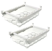 2 X EierbehäLter FüR KüHlschrank Organizer FüR 15 Eier Schublade Auszugsschale
