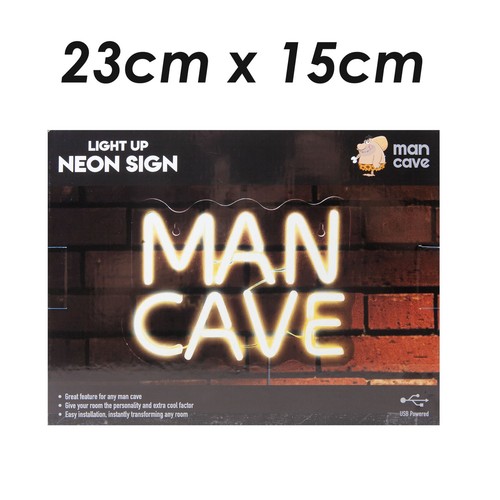 Man Cave Neon Sign USB Powered Best Dad Ever Fathers Day Gift Fun Present Neon - Photo 2/7