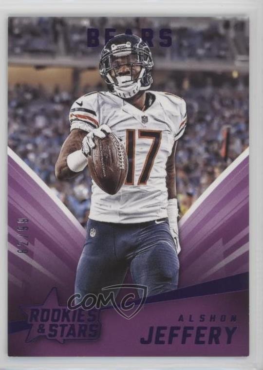 2015 Panini Rookies & Stars Retail Longevity Purple 82/99 Alshon Jeffery #66 0c6