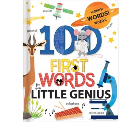 100 First Words for Your Little Genius | Board Book for Babies and Toddlers ...