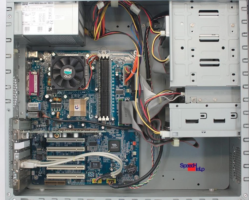 GIGABYTE GA-7VAXFS Athlon XP 2200+ Computadora PC Paralelo Lpt RS-232 Windows 98 - Imagen 4 de 4