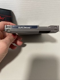 Gun.Smoke Nintendo NES Game W Dustcover Cleaned Good Condition