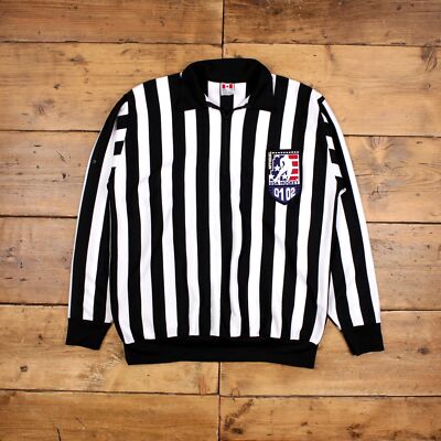 Vintage Logo Hockey Sweatshirt XL Slim 1/4 Zip Coach Schwarz Kragen Pullover