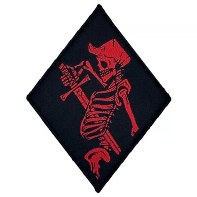 Task Force Doomer TFD Red Skeletal Patch Not Fog Wrmfzy QILO Supdef White Phos
